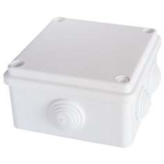 Коробка распаячная влагозащищенная с 6 вводами настенная 100x100x50 с болтами IP65 2шт Mak Trade