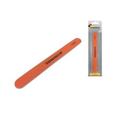 Пилка-наждак GM-1411-MYLAR (150/220) прямая, цветная, для ногтей Germanicur