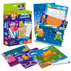 Игра с маркером Пиши и вытирай "Монстрики" Vladi Toys, VT5010-10