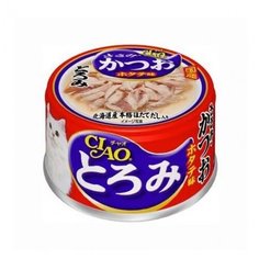 Влажный корм для кошек CIAO с сельдью, с куриным филе, с тунцом 2 шт. х 80 г