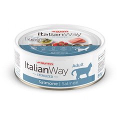 Влажный корм для стерилизованных кошек Italian Way с лососем 2 шт. х 80 г