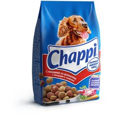 Сухой корм для собак Chappi говядина, с овощами, с травами 2 шт. х 600 г