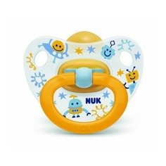 Пустышка NUK Classic Happy Kids 18+ латекс Инопланетяне