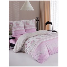 Постельное белье Karna бязь ALVIA Двуспальное - Сиреневый
