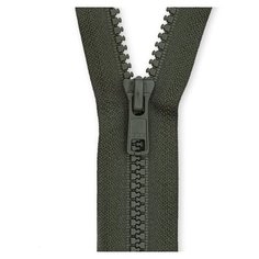 Застежка-молния тракторная тип 5 (5,7мм), неразъемная, длина 18см, YKK, 0004711/18 (567 оливка)