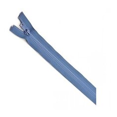 Застежка-молния тракторная тип 5 (5,7мм), неразъемная, длина 35см, YKK, 0004711/35 (839 джинсово-голубой)