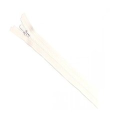 Застежка-молния тракторная тип 5 (5,7мм), неразъемная, длина 18см, YKK, 0004711/18 (501 белый)