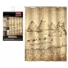 Штора для ванной комнаты Valiant Egypt Pyramid 145*180 см EGP-PR-1418