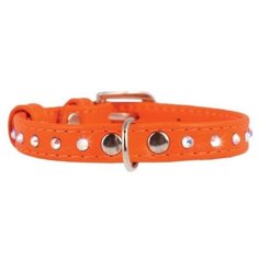 ошейник collar glamour 32684 с клеевыми стразами оранжевый 12 мм*21-29 см (2 шт)