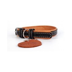 ошейник collar soft 7188 чёрный верх 15 мм* 27-36см , 35141 (2 шт)