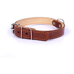 ошейник collar двойной (ширина 35мм, длина 48-63см) коричневый (2 шт)