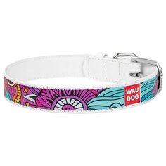 ошейник waudog design с рисунком лето (ширина 12 мм, длина 21-29 см) белый (2 шт)