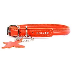 ошейник collar glamour 22404 круглый для длинношерстных собак оранжевый 6 мм* 20-25 см, (2 шт)