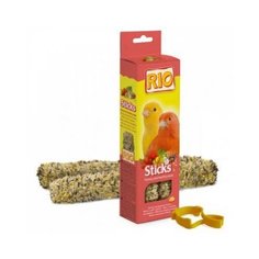 Рио палочки для канареек с медом и полезными семенами, 2х40 г, 0,080 кг, 49144 (10 шт) RIO