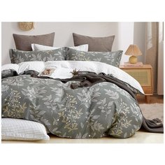 КПБ Cleo сатин набивной "Satin de Luxe" семейный 150*210*2 230*250*1(±5) 50*70+5*2 70*70*2(±2) 41/755-SK