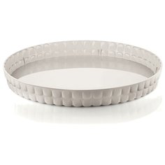 Поднос круглый Tiffany 35,6 см молочно-белый Guzzini 198901156