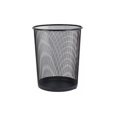 Корзина для бумаг металлическая MPB-01 Рыжий Кот 17 л размер 35х29 см черная