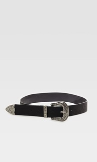 Stradivarius Широкий Ремень В Ковбойском Стиле Черный 90