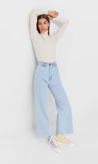 Stradivarius Свитер С Высоким Воротником Ванильный Xs