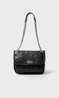 Stradivarius Сумка С Плечевым Ремнем, Застежкой И Цепочкой Черный 103