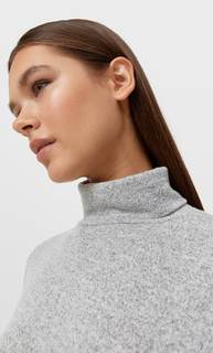 Stradivarius Короткое Платье Из Мягкой Ткани Пестро-Серый L