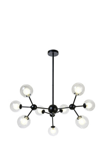 Люстра LOFT 9 x G9, 28W, BLACK Natali Kovaltseva
