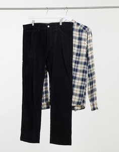 Вельветовые брюки графитового цвета Levis 502-Черный Levis®