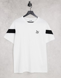 Белая футболка с логотипом Puma MCS-Белый