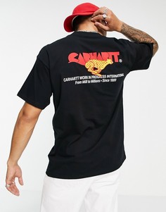 Черная футболка Carhartt WIP-Черный цвет