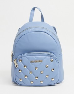 Голубой рюкзак с заклепками Love Moschino