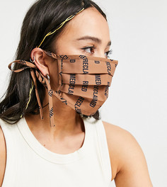 Маски для лица с принтами логотипа-монограммы Reclaimed Vintage Inspired-Многоцветный