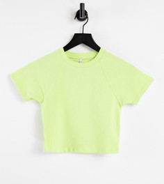 Ярко-желтая облегающая футболка от комплекта ASYOU-Желтый