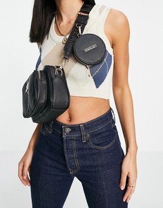 Черная сумка через плечо для фотоаппарата River Island-Черный цвет