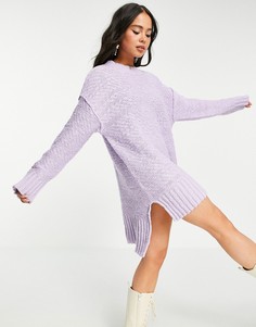 Сиреневый oversized-джемпер Free People Sparrow-Фиолетовый цвет