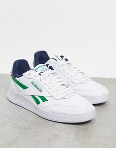 Бело-зеленые кроссовки Reebok Classics Club C Legacy Revenge-Белый