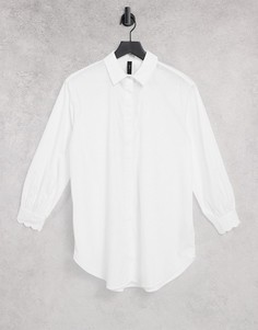 Белая рубашка с длинными рукавами Y.A.S-Белый