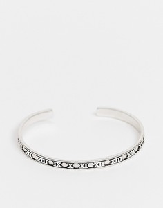 Серебристый браслет с римскими цифрами ASOS DESIGN