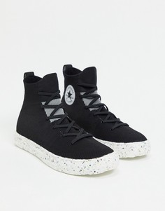 Черные трикотажные кроссовки Converse Chuck Taylor All Star Renew Crater-Черный цвет
