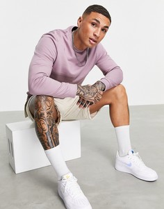 Фиолетовый свитшот из органического хлопка ASOS DESIGN-Фиолетовый цвет