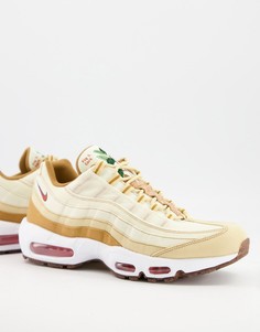 Кроссовки цвета кокосового молока Nike Air Max 95 SE M2Z2-Светло-бежевый