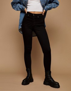 Черные джинсы Topshop Jamie-Черный цвет