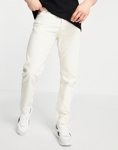 Джинсы цвета экрю прямого кроя Jack & Jones Intelligence Mike-Светло-бежевый