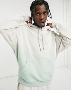 Худи мятного цвета в стиле oversized с эффектом деграде (от комплекта) ASOS Unrvlld Spply-Серый