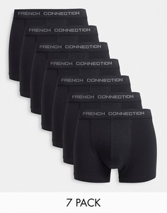 Набор из 7 трусов-боксеров French Connection-Черный цвет
