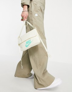 Кремовая сумка через плечо Nike Futura-Белый