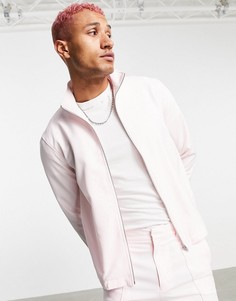 Олимпийка пастельного розового цвета от комплекта ASOS DESIGN-Розовый цвет