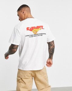 Белая футболка Carhartt WIP-Белый