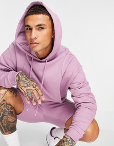 Фиолетовый oversized-худи с защипами от комплекта ASOS DESIGN-Фиолетовый цвет