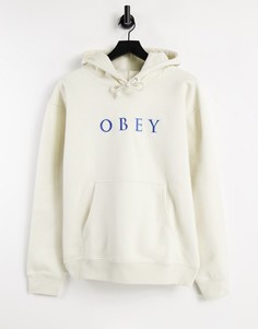 Белое худи Obey Curtis-Белый