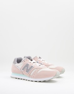 Розовые кроссовки New Balance 373-Розовый цвет